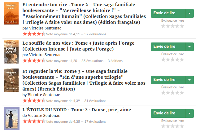 Livres de Victoire Sentenac sur Goodreads